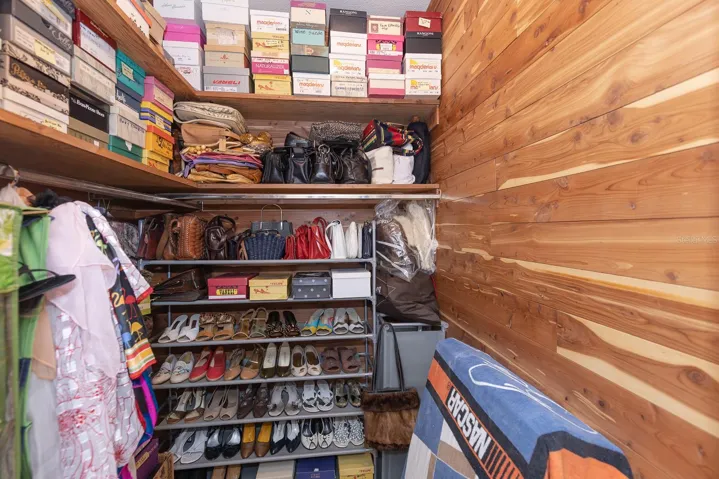 Cedar Lined Walk in Hall Closet