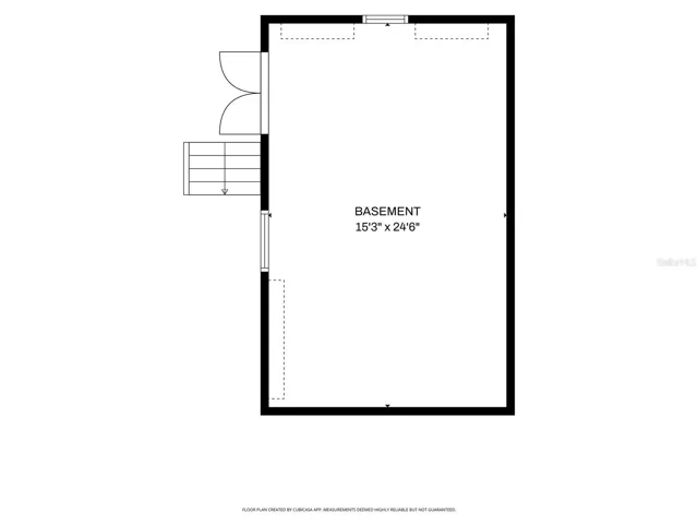 Basement approximate dimensions