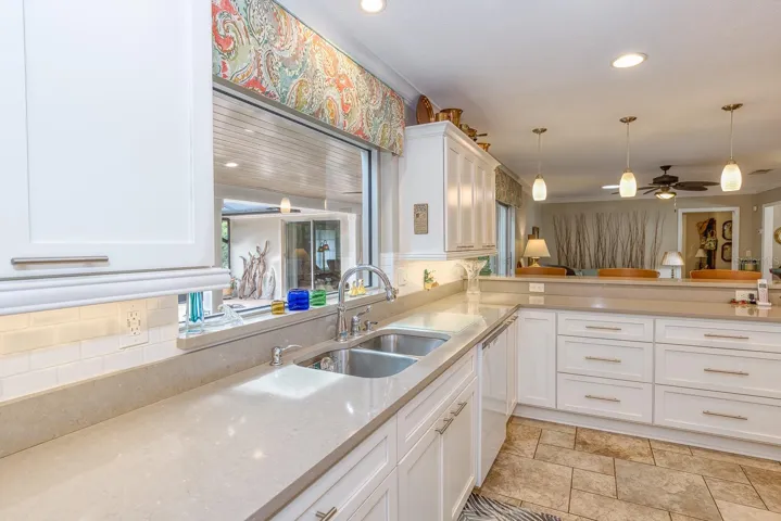 Kitchen back towards Family Room