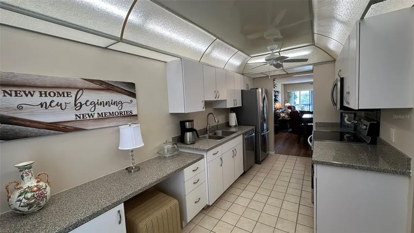 Extended Kitchen from Foyer Entrance