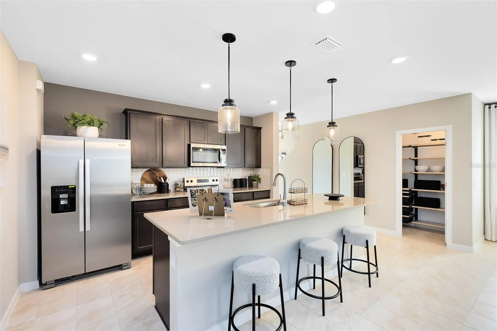 Model Home Design Only. Pictures and furnishings are for illustrative purposes only. Elevations, colors and options may vary. Furniture is for model home staging only.