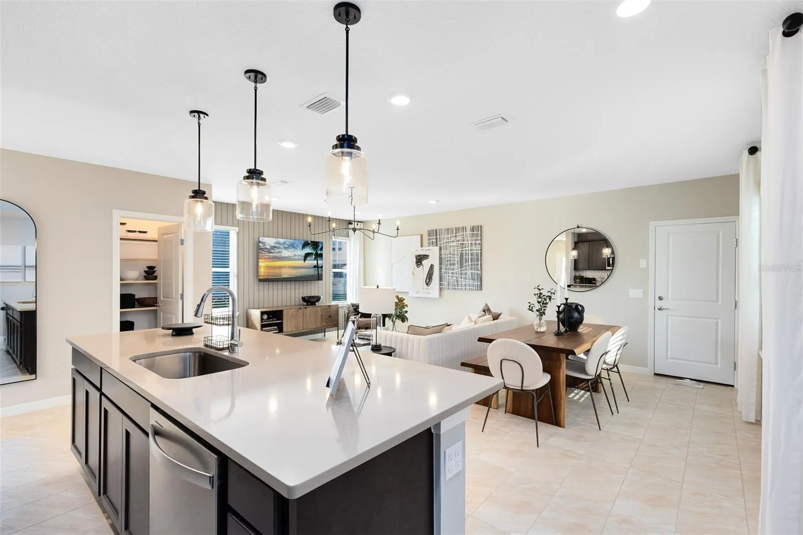 Model Home Design Only. Pictures and furnishings are for illustrative purposes only. Elevations, colors and options may vary. Furniture is for model home staging only.