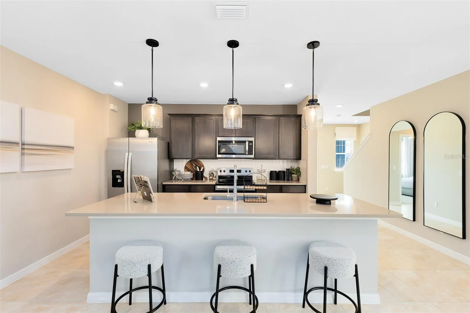 Model Home Design Only. Pictures and furnishings are for illustrative purposes only. Elevations, colors and options may vary. Furniture is for model home staging only.