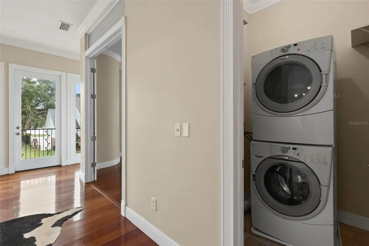 secondary laundry upstairs