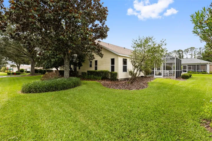 Back side of home