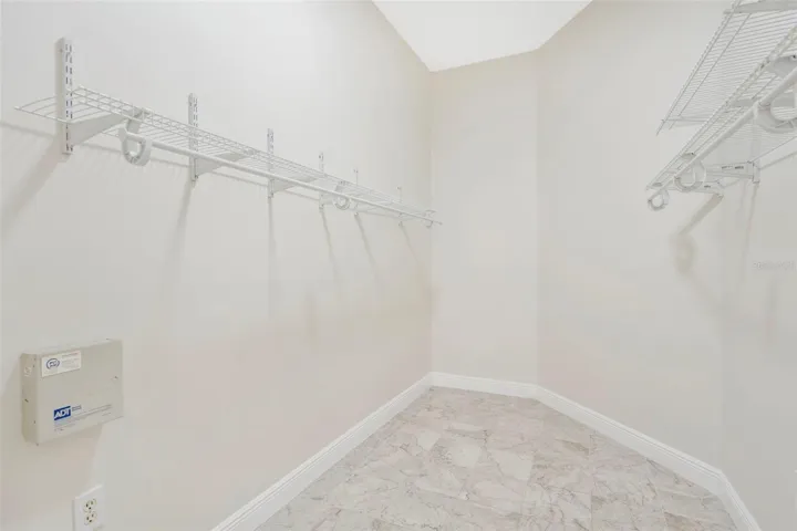Large walk-in closet primary bedroom