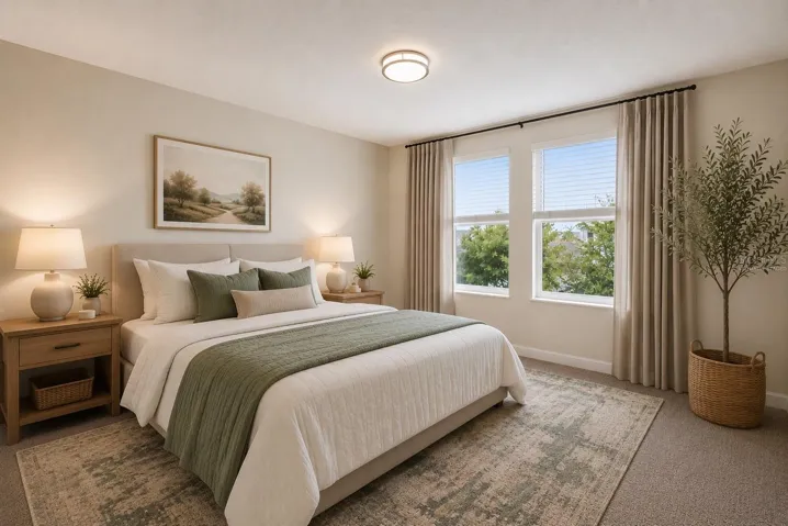 Virtually Staged Bed 5
