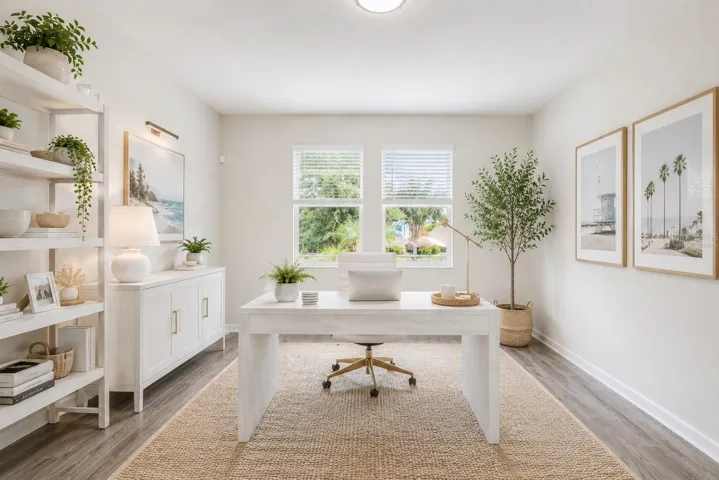 Virtually Staged Flex Room