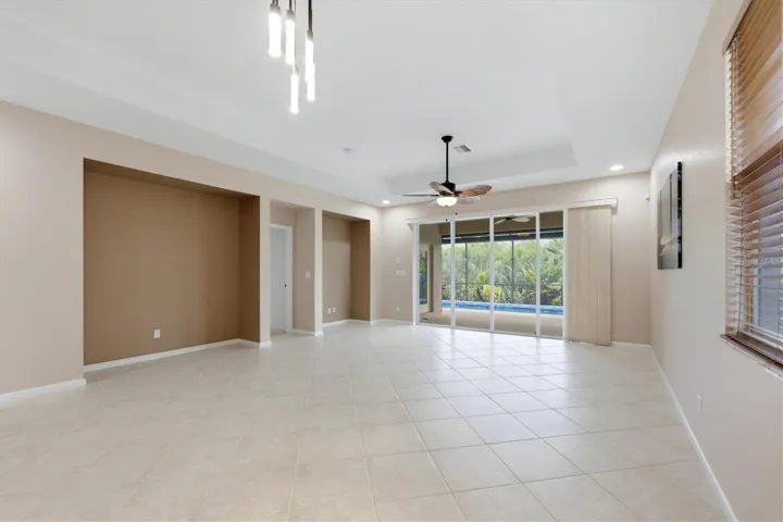 View from the Kitchen of Dining/ Great Room