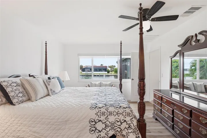 Primary Bedroom with Water Views