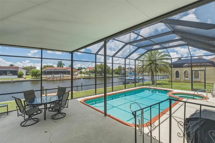 High Ceilings on Covered Lanai Area