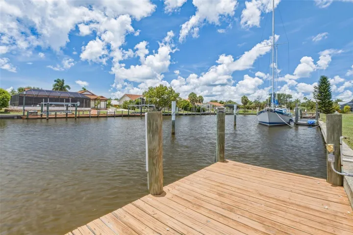 Private Doc with Expansive Canal Views & Sailboat Access.