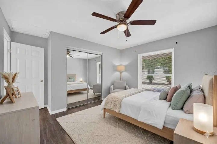 Bedroom 2 staged