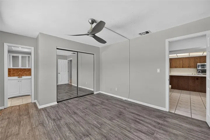 3rd Bedroom with ensuite bath and near the kitchen. Private exit to the pool .