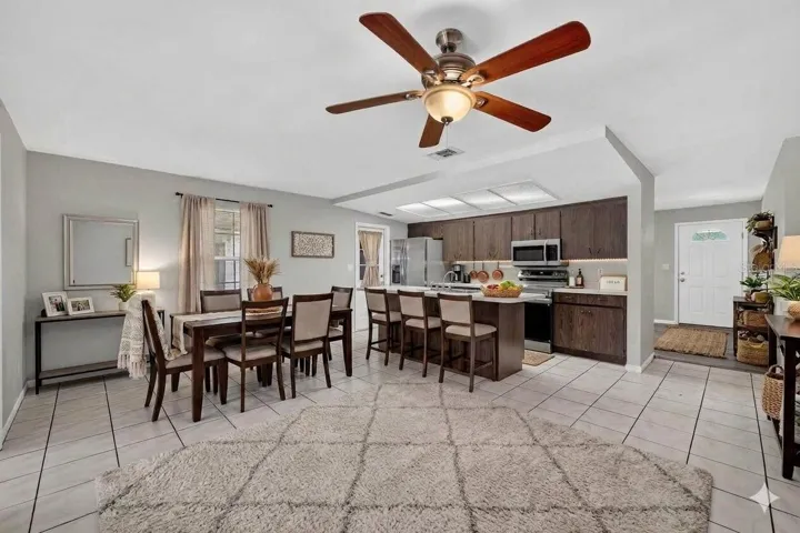 Kitchen living area combo- staged