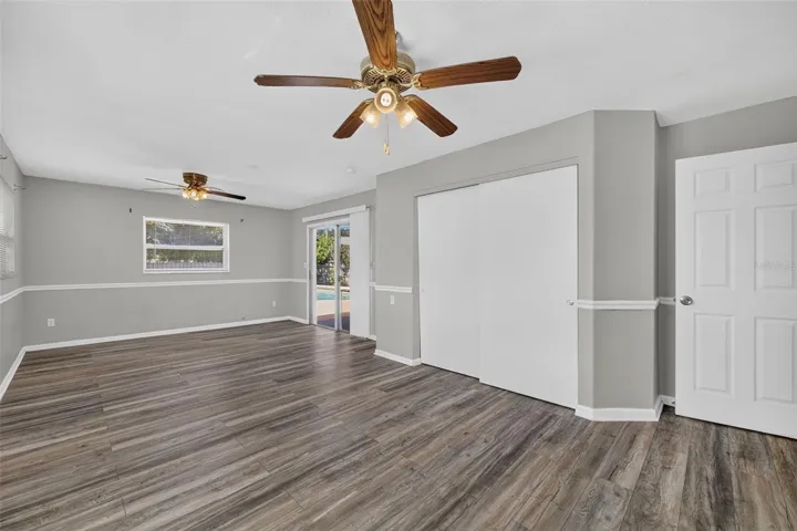 Primary Bedroom with direct access to the pool
