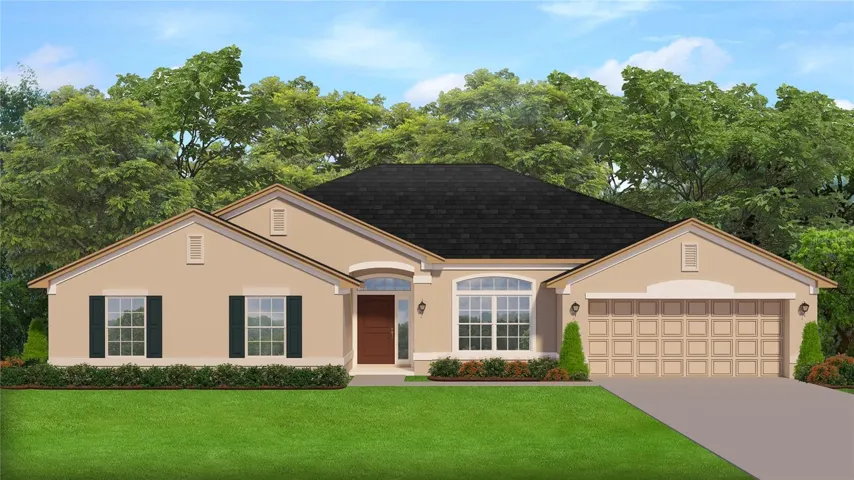 Rendering of home for illustrative purposes only.  Colors and features will vary!