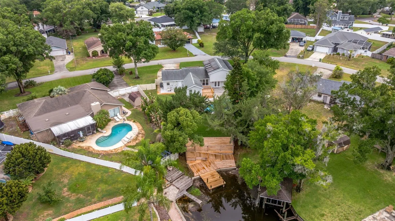 Aerial w/Canal