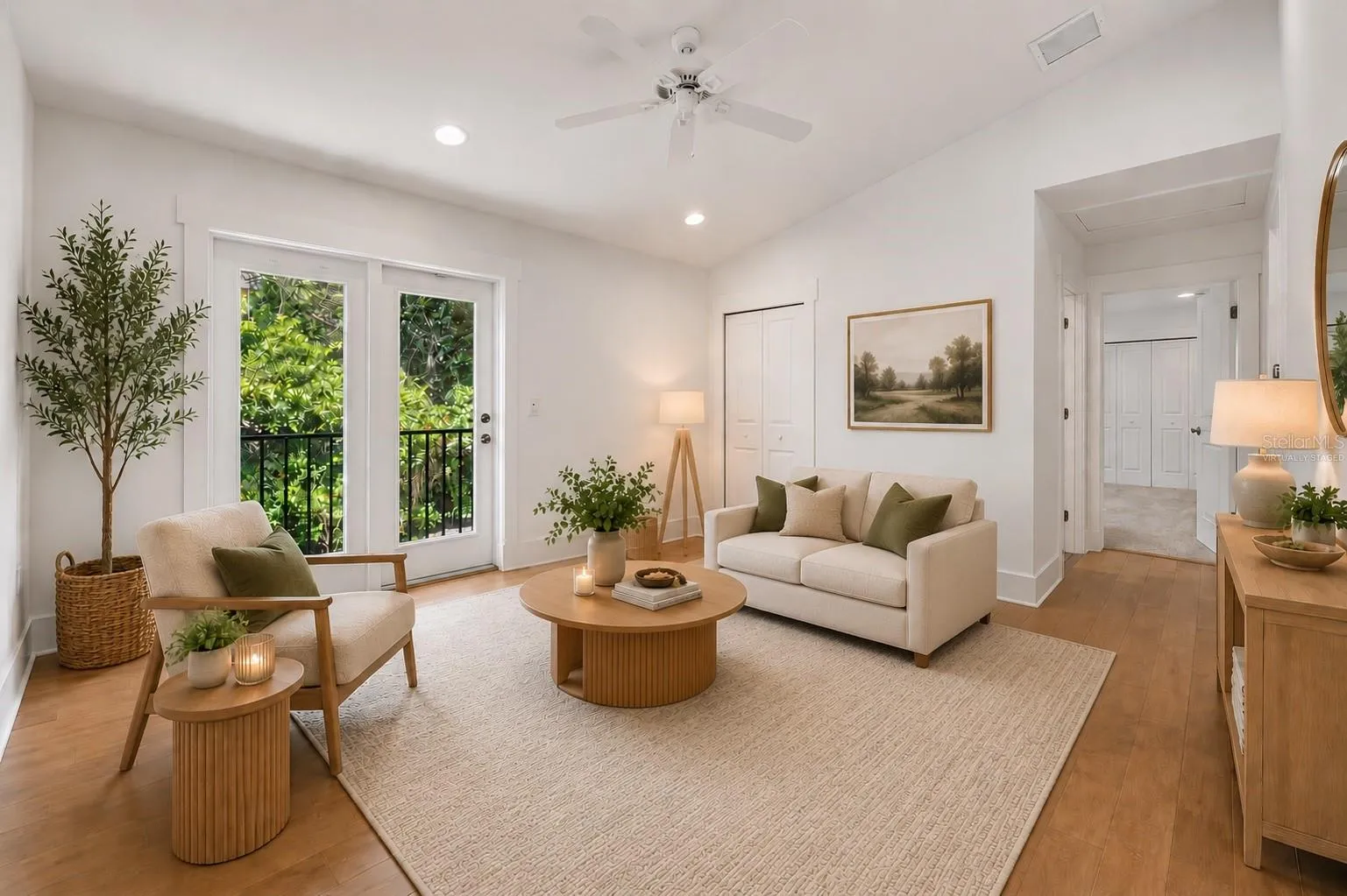 Upstairs loft/bonus room - virtually staged