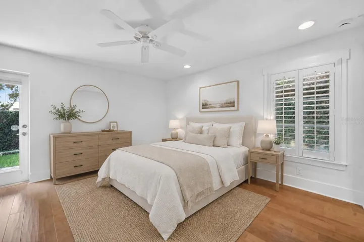 Primary bedroom - virtually staged