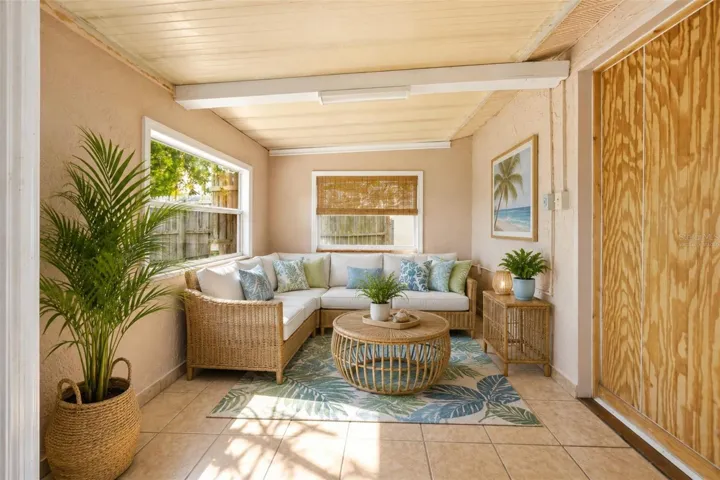 Sun Room - Virtually Staged