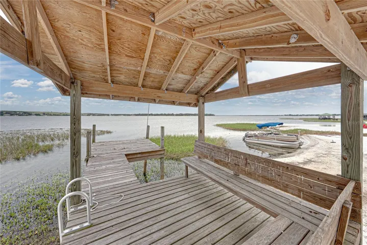 Dock seating/ Ladder