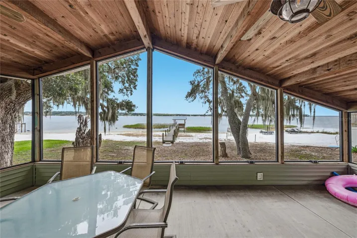 Back screened in porch