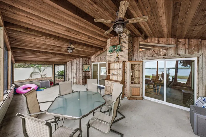 Back screened in porch