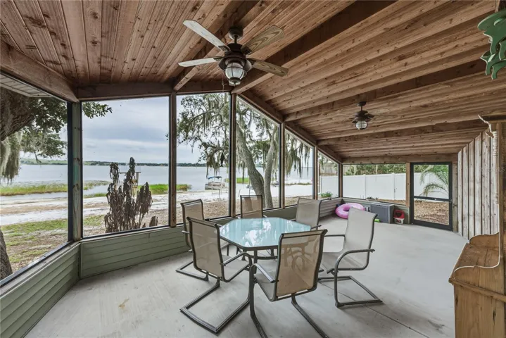 Back screened in porch