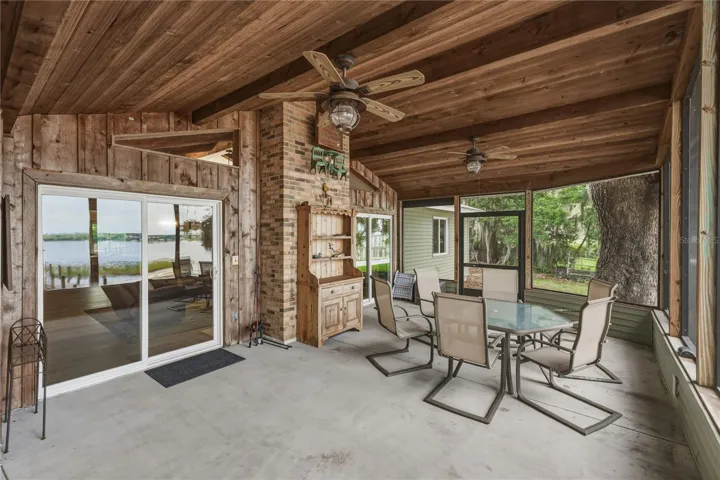 Back screened in porch
