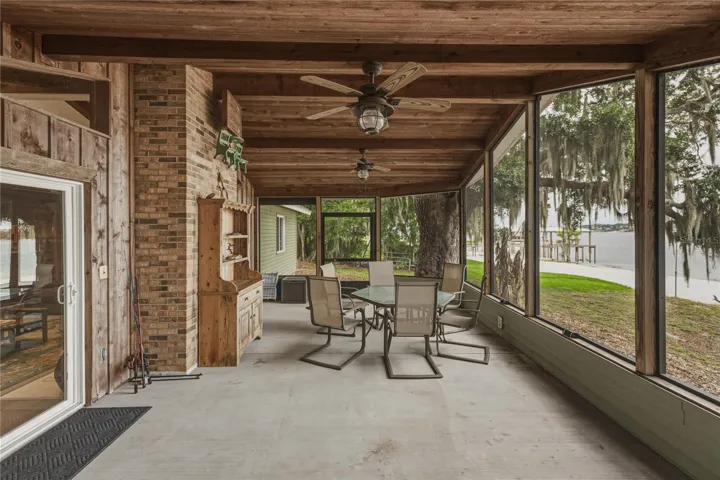 Back screened in porch