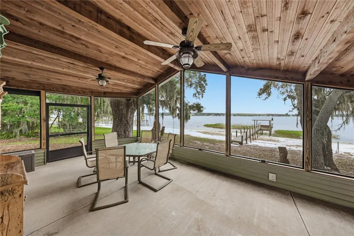 Back screened in porch