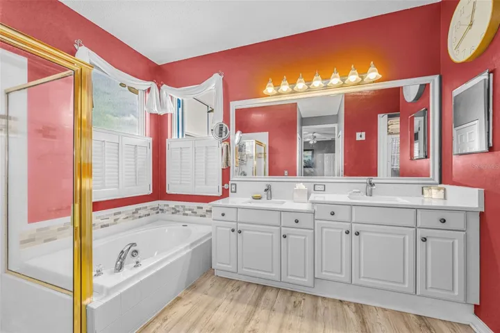 Master Bathroom with dual vanities