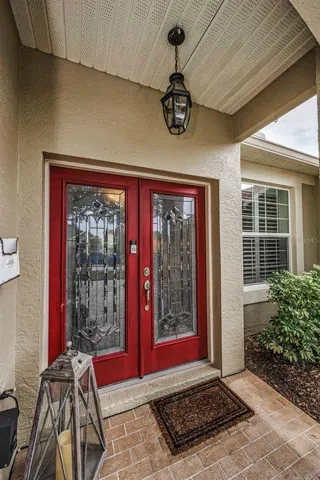 Elegant Double leaded glass doors