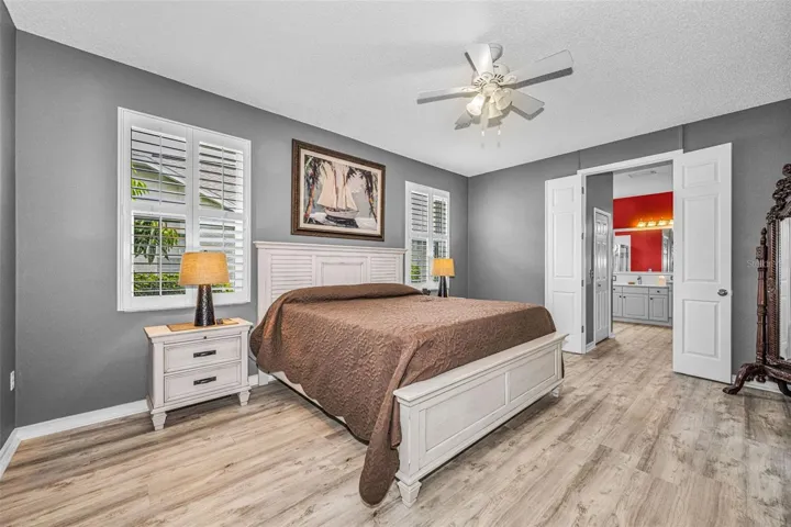 Master Bedroom Suite with dual walk-in closets