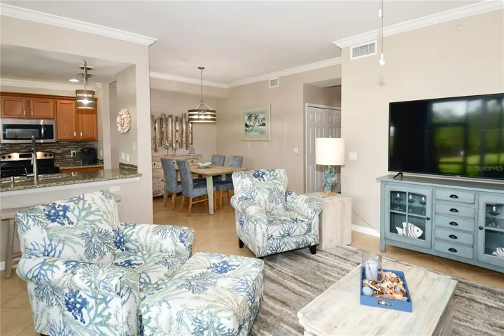 Family Room w/View to Kitchen and Formal Dining