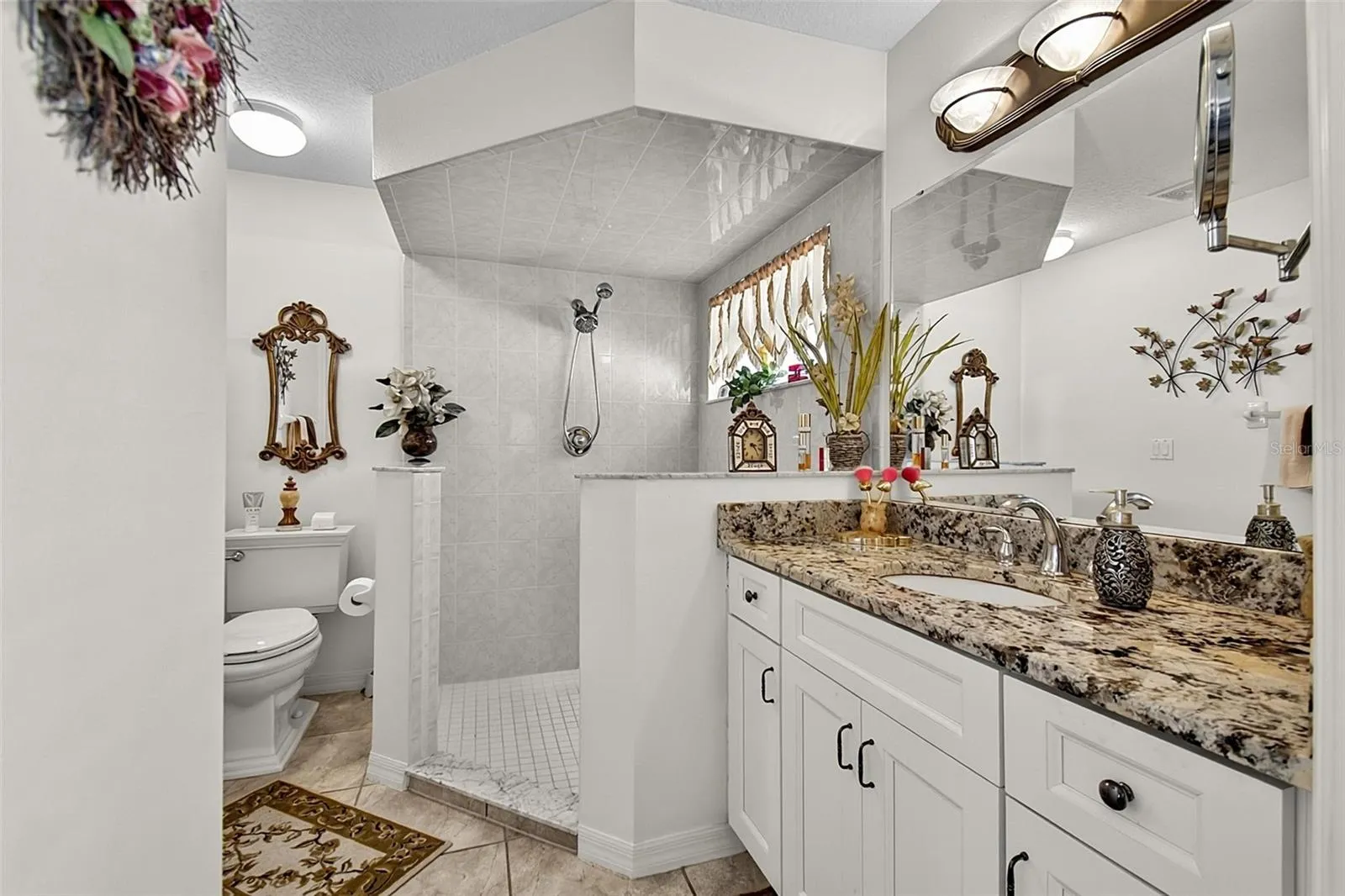 Large walk in shower