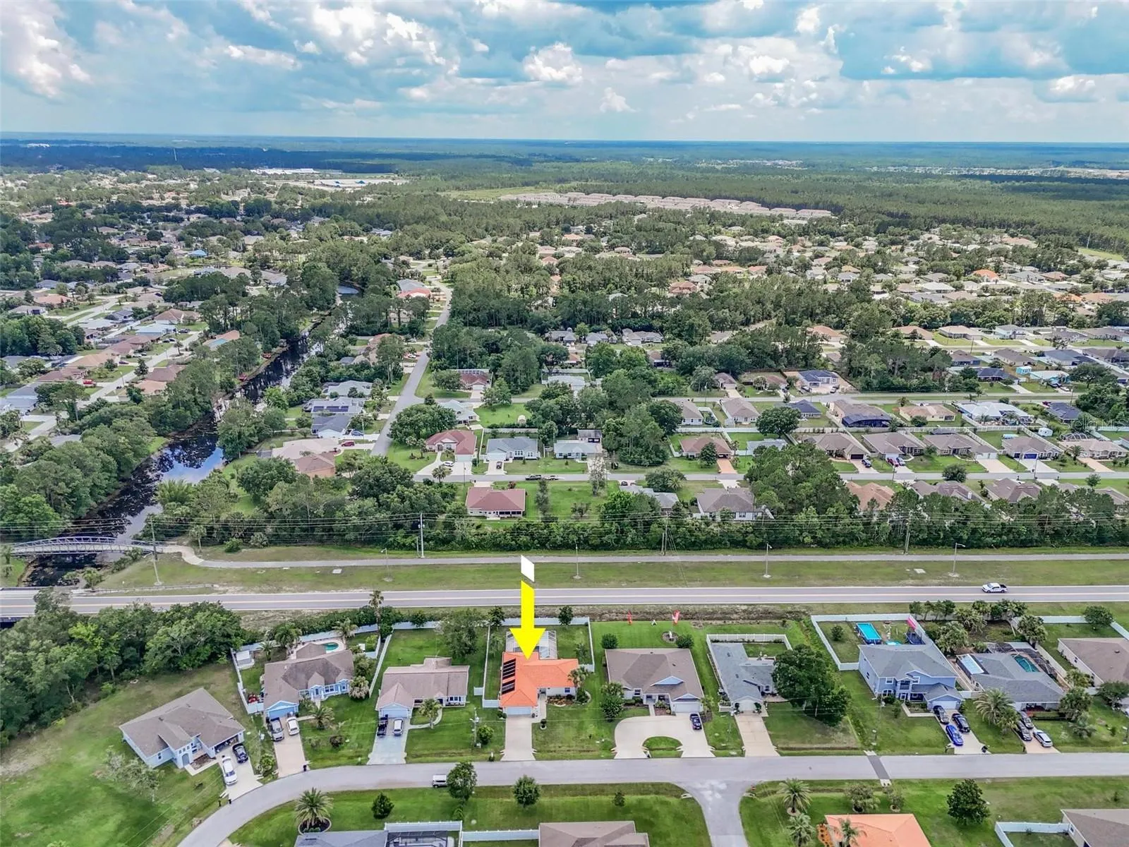Aerial view of 24 Lynbrook Drive