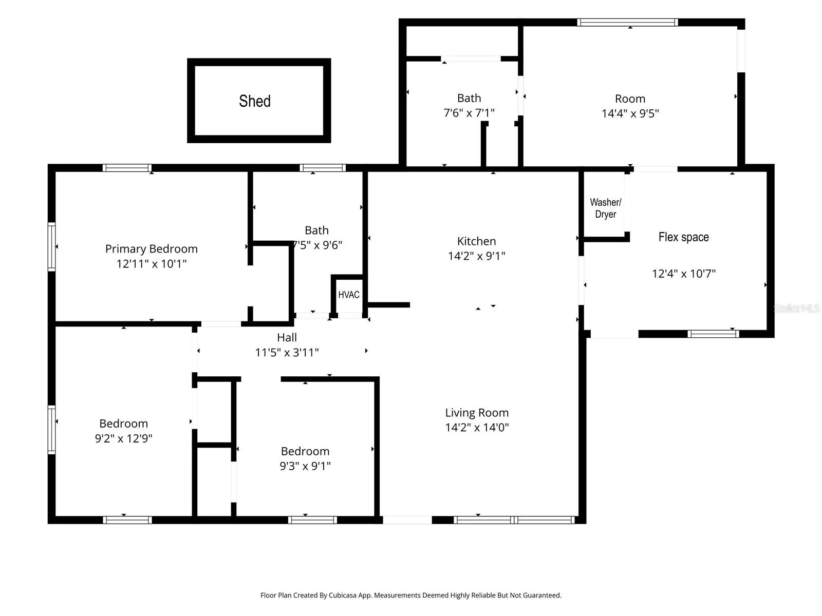 3606 W. Oklahoma floorplan. All measurements approximate and to be verified by the buyer.