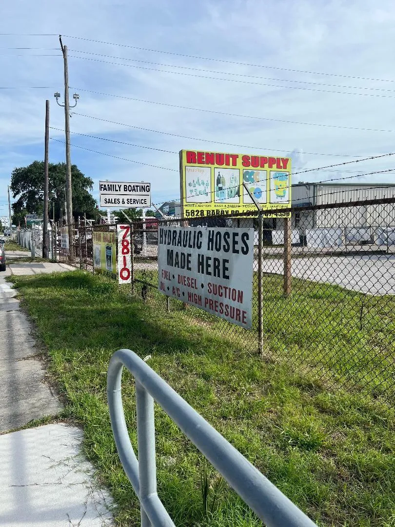 Front fence signage