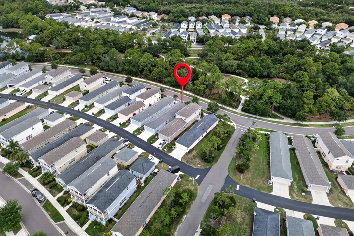 Located across from park