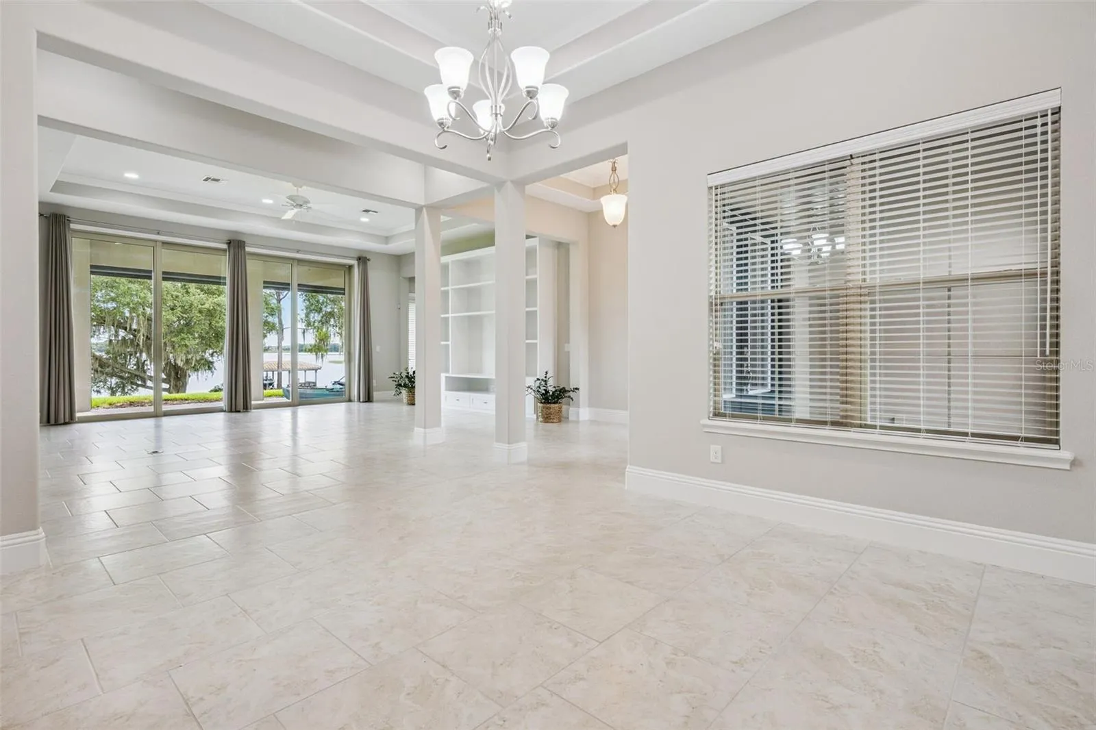 View From Dining Room to Covered Patio