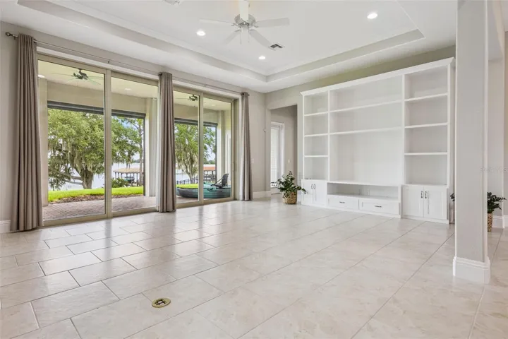 Soaring 12' Ceilings with Immediate Lake Views