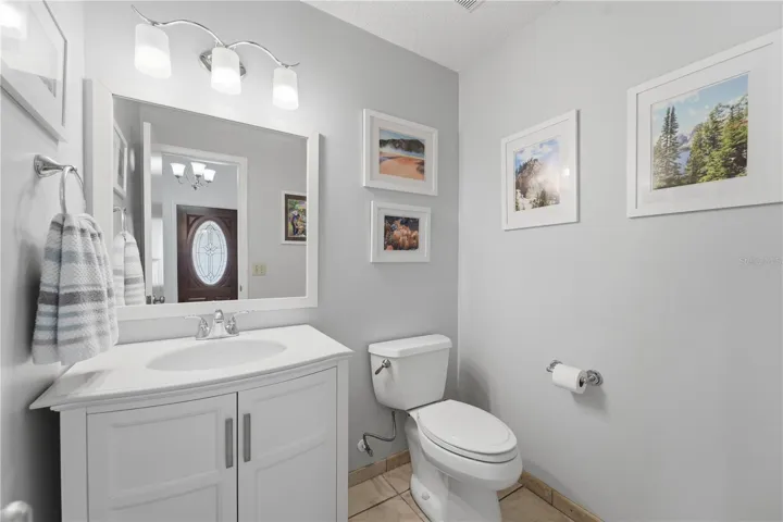 1/2 bath first floor