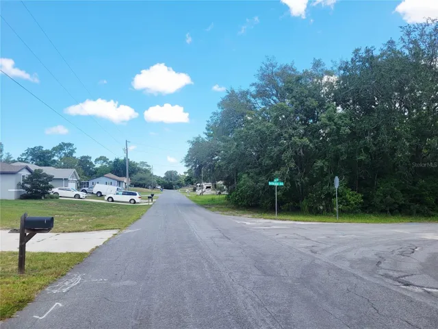 View down the street