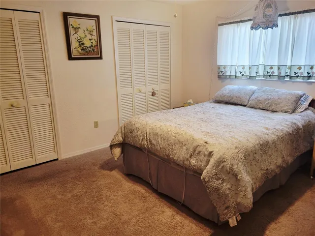Master Bedroom with dual closets