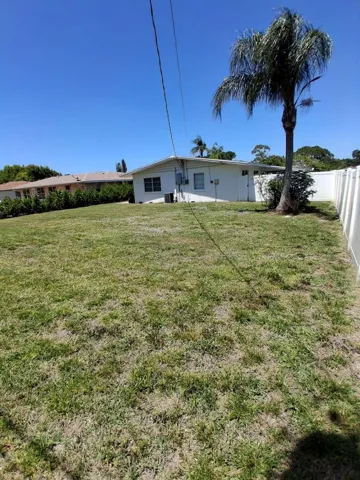 view from the back fence