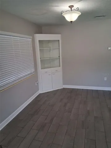 dining area with built in cabinet