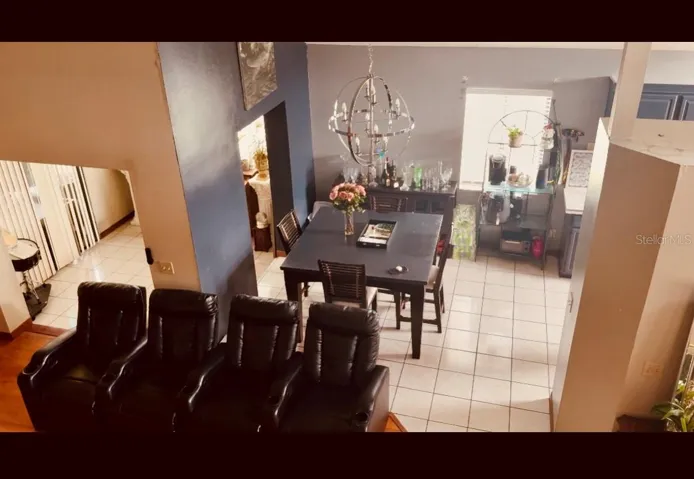 Aerial view from upstairs