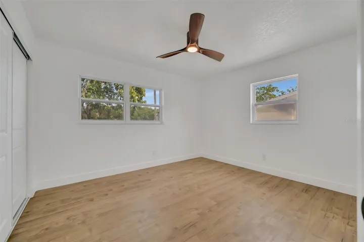 The third bedroom